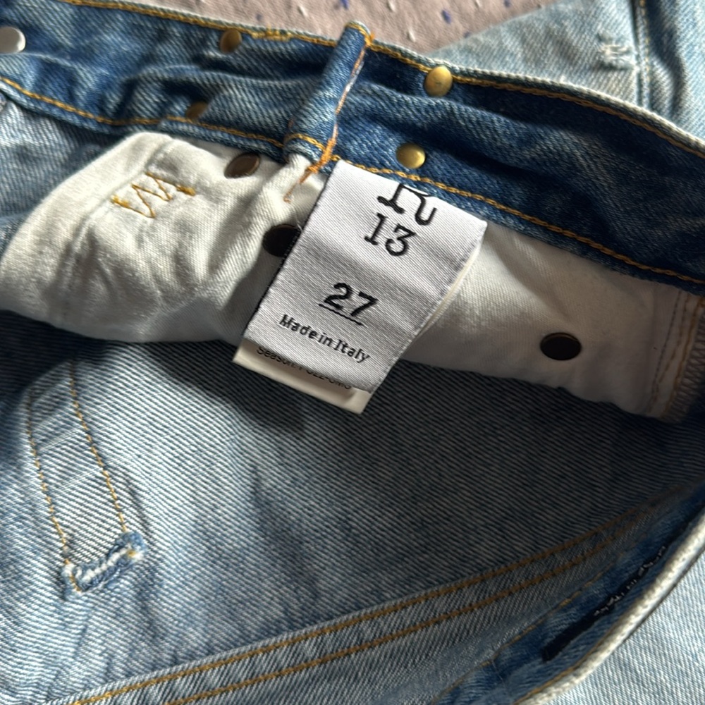 R13 foldover jean - Picture 9 of 10